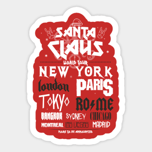 Santa Claus World tour Sticker